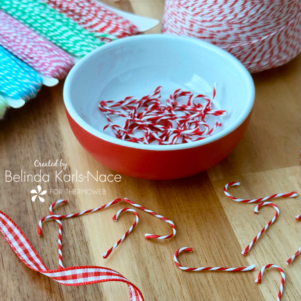 Baker’s Twine Candy Cane Embellishments