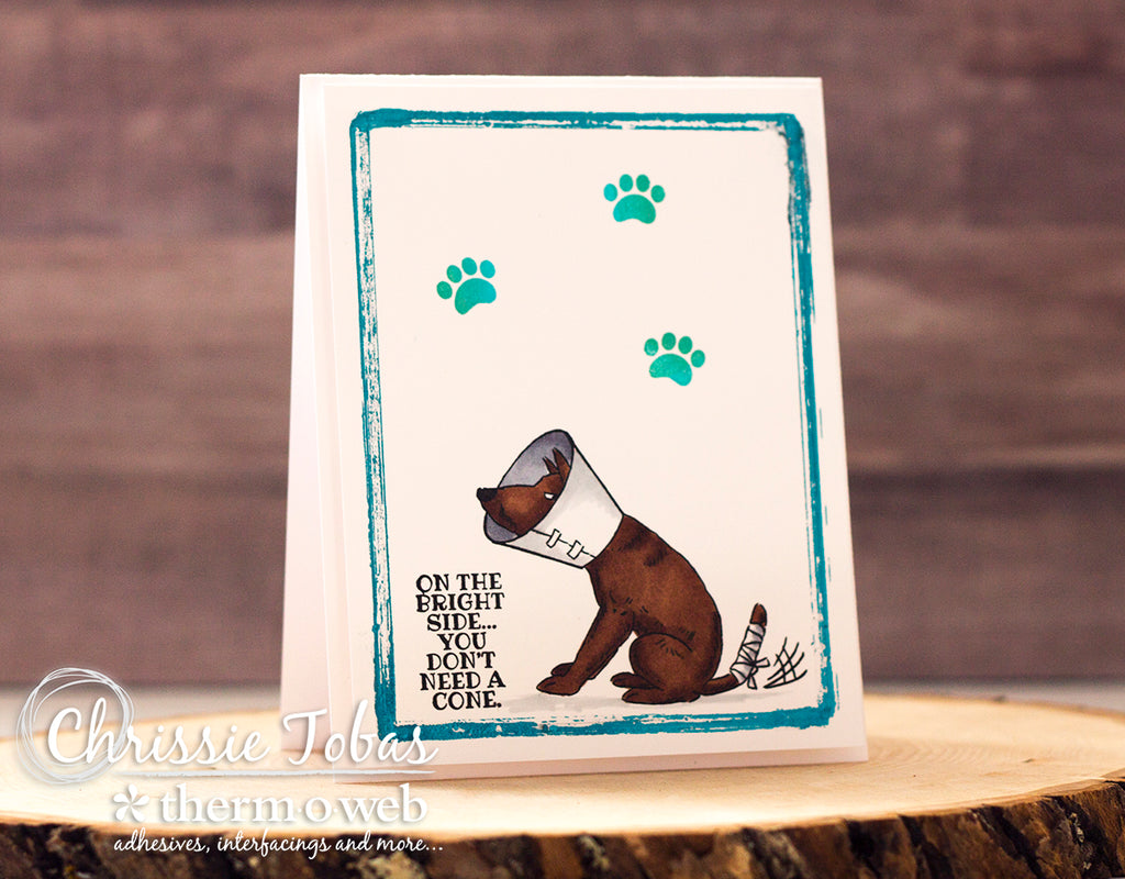 Doggie Kisses with Art Impressions and DecoFoil!
