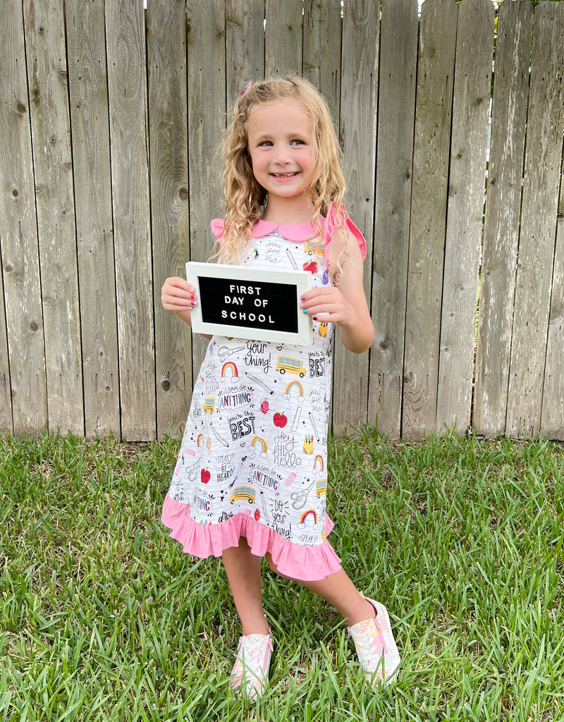 Back to School Dress with HeatnBond Lightweight Interfacing