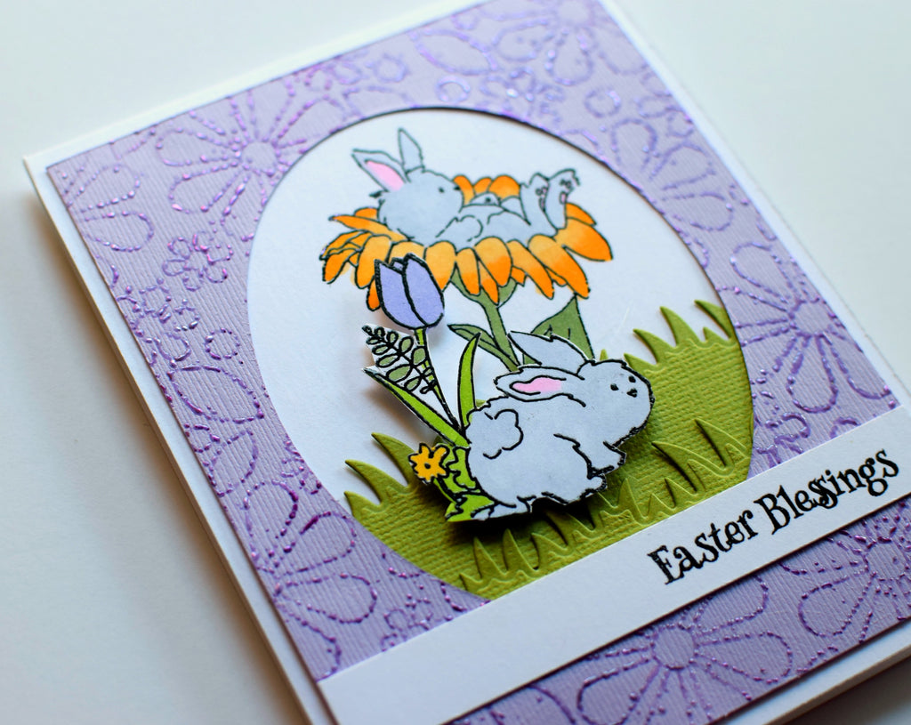 Happy Easter Cards with Art Impressions and Deco Foil
