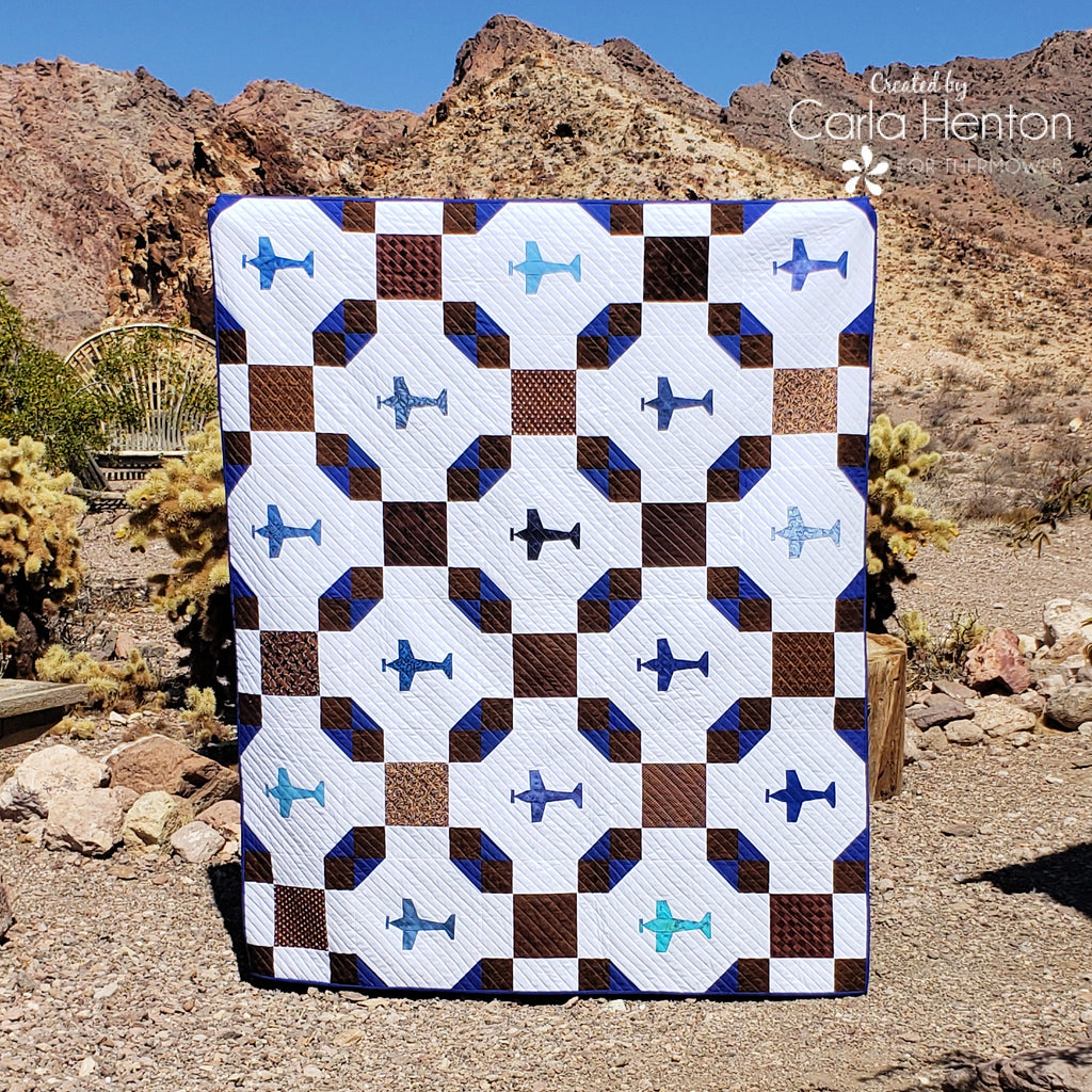 Fly Over Quilt for Him with New 60