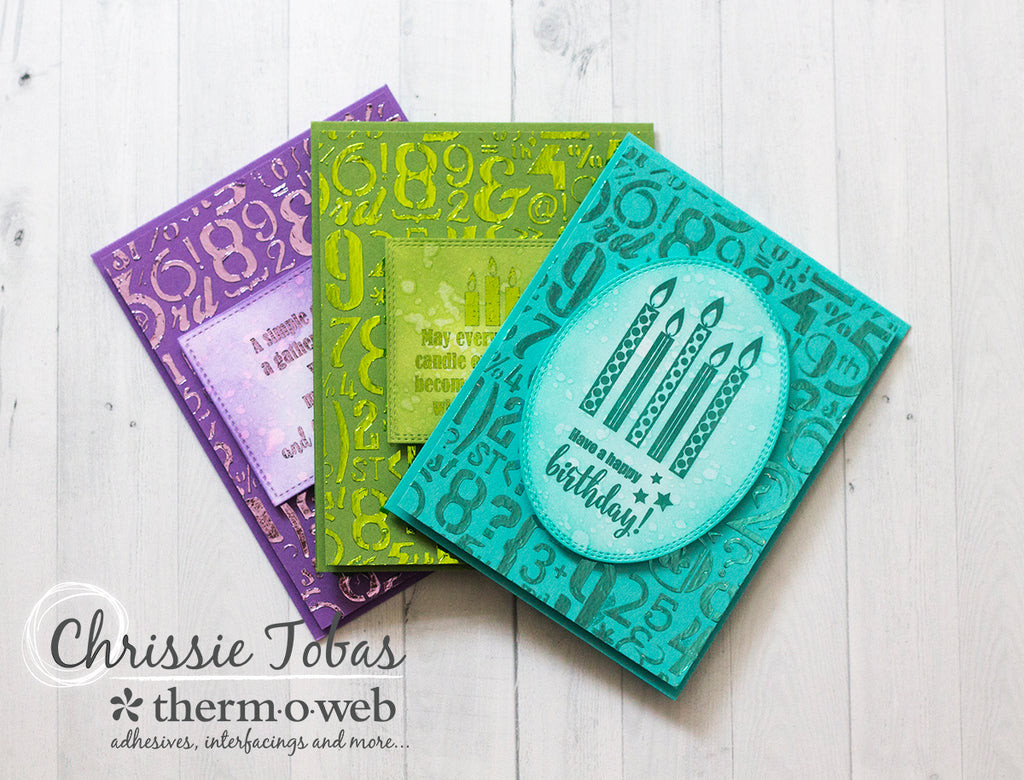 Create Tone on Tone Birthday Cards with Gina K. Designs!
