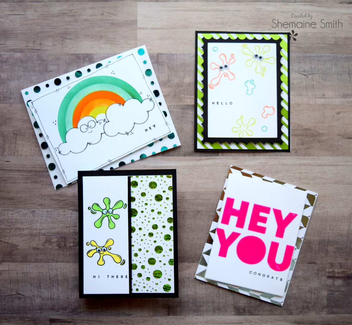 Ink Blot Shop Collaboration - Stamp and Stencil Cards – thermoweb.com