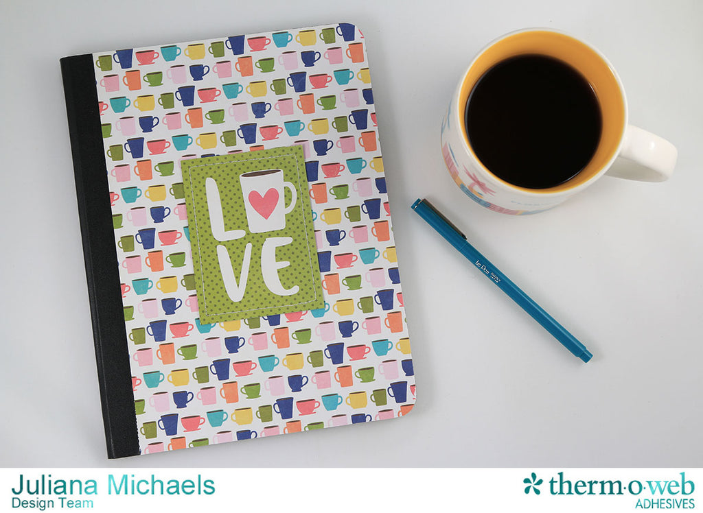 Customized Notebook with iCraft Easy Cut and Tear Adhesives