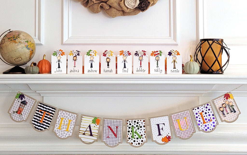 Fall Banner and Table Decor with the Laura Kelly Collection