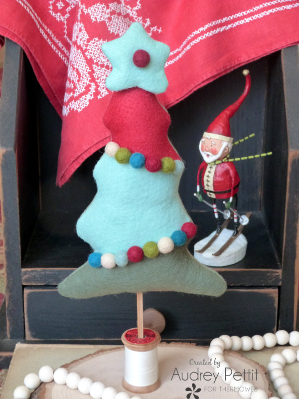 Christmas in July with Benzie Felt - Patchwork Felt Holiday Tree