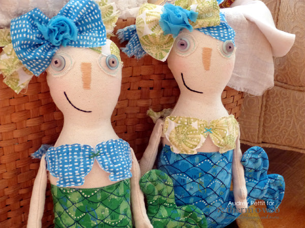 Mermaid Days with StitchnSew Fleece and Blend Fabrics