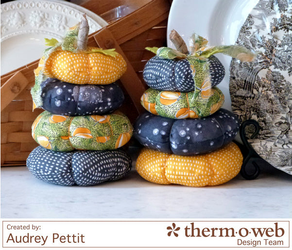 Spooky Town Pumpkin Stacks with Blend Fabrics