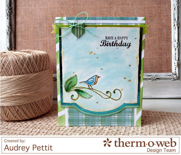 Create a Watercolor Card for Spring with iCraft Deco Foil