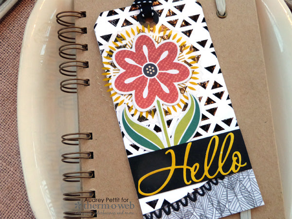 Create a Hello Friend Tag with NEW iCraft Deco Foil Transfer Gel