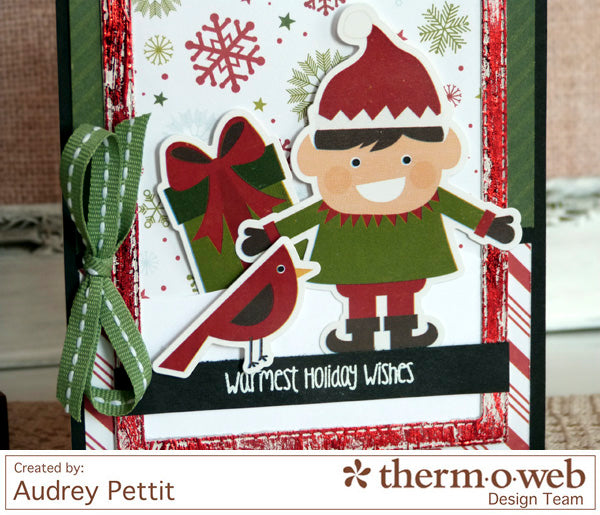 I Love Christmas Cards with Deco Foil and Echo Park