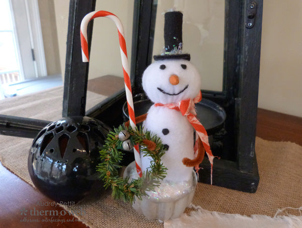 Holiday Snowman Made with Stitchn' Sew Fleece