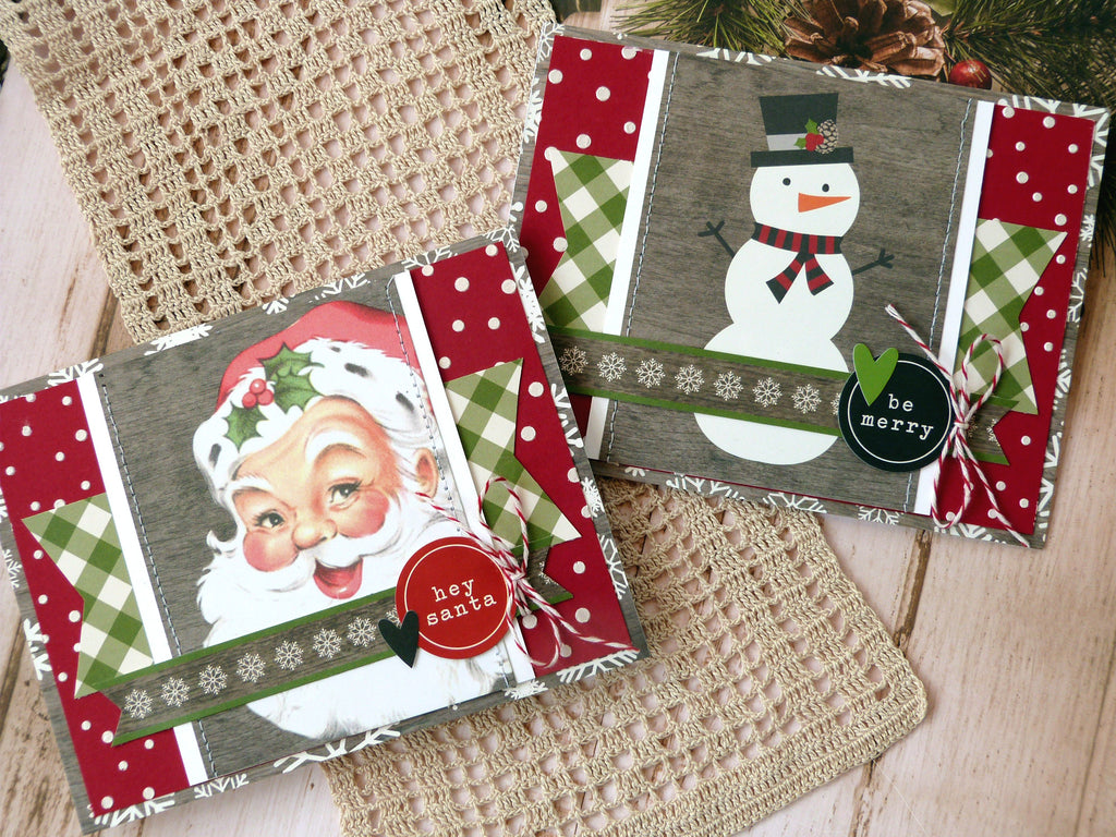 Be Merry Holiday Cards with Therm O Web's Deco Foil Metallix Gel
