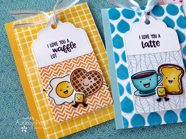 iCraft Deco Foil Flock Meets Sunny Studios Breakfast Puns