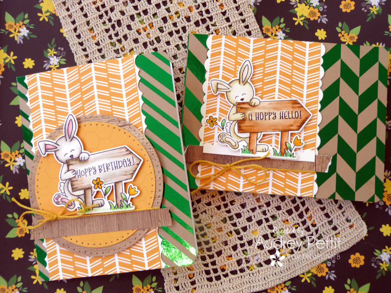 Hoppy Greetings Card Set with Newton's Nook and Deco Foil