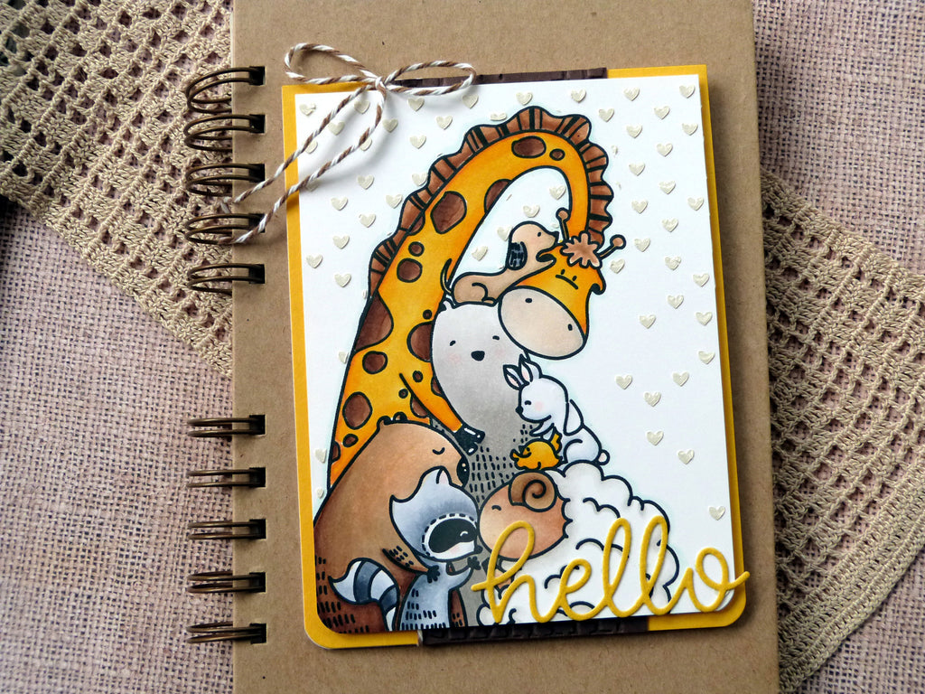 Sending Hugs Cards with Metallix and Waffleflower