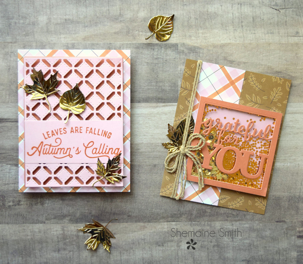 Fall Themed Cards with Deco Foil and Adhesives