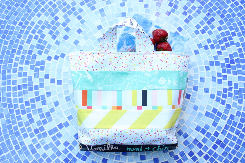 Create a Back to School Fabric Lunch Sack