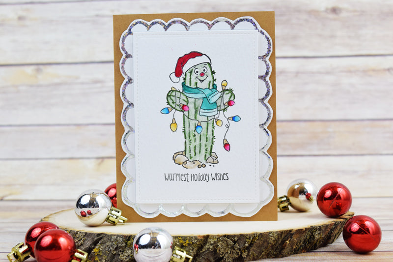 Deco Foil Adhesive Pen + Art Impressions Christmas Card