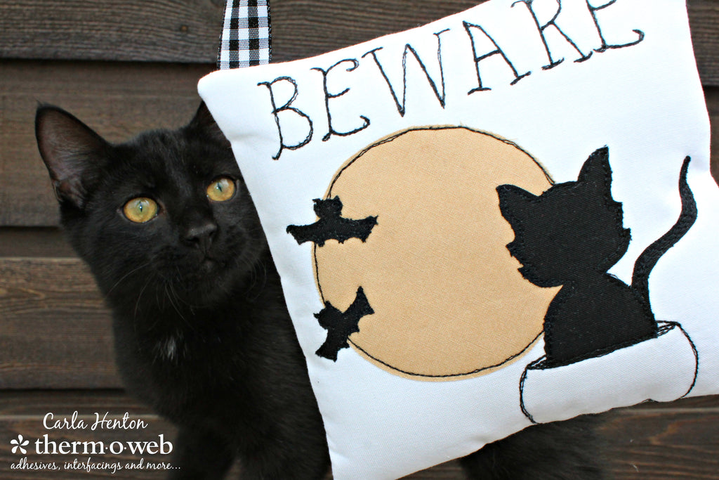 Beware Doorknob Hanger with StitchnSew EZ-Print Quilt Block Sheets