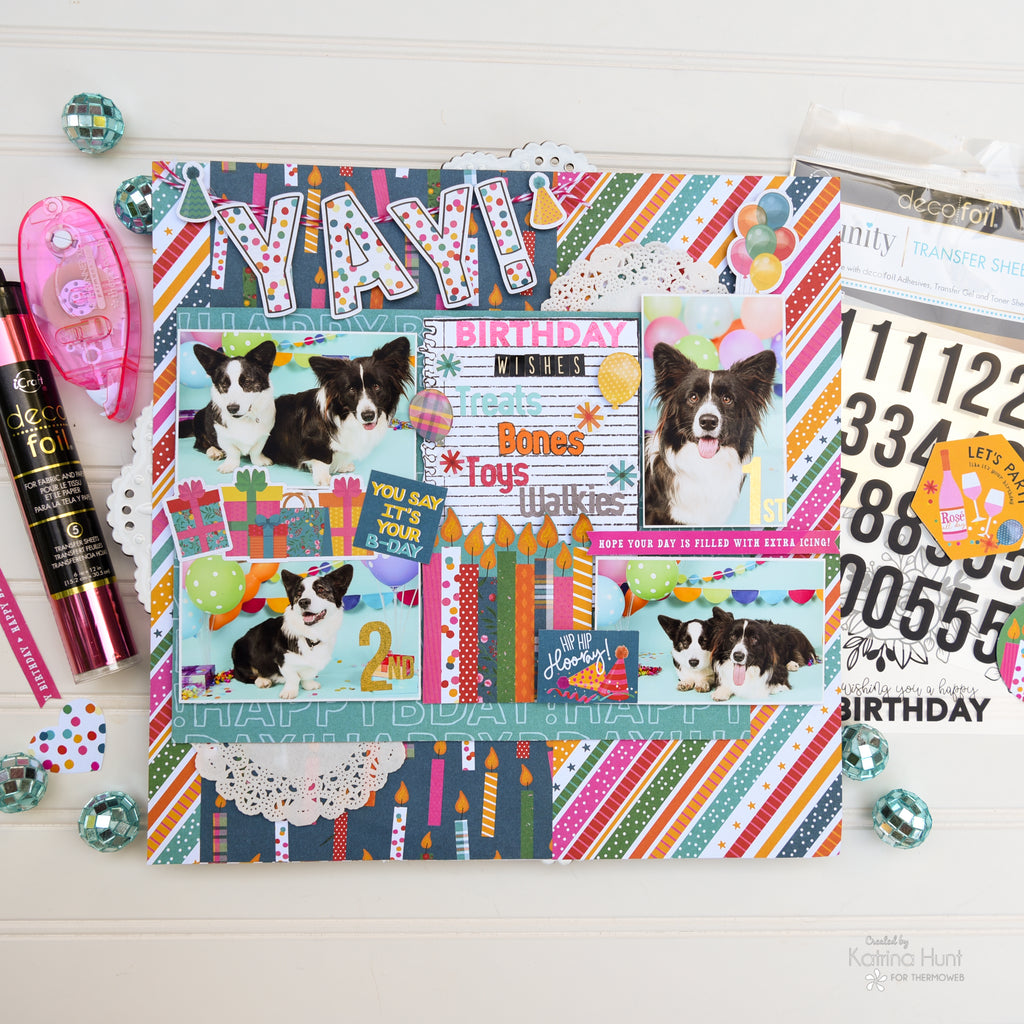 Getting Sketchy LIVE with DecoFoil Adhesive Transfers and Katrina