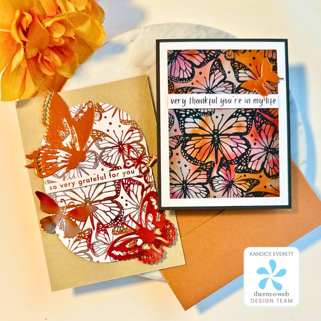 Fluttering By Times Two with Deco Foil