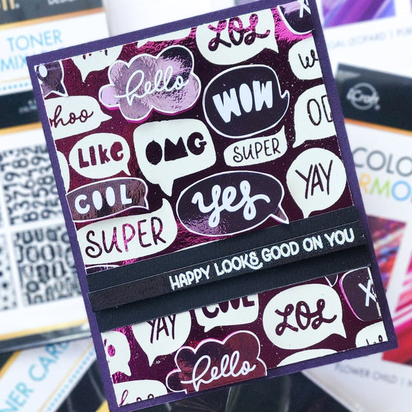 Really Radiant card for a friend using Deco Foil!