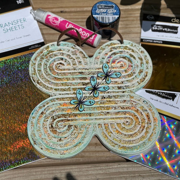 Art is Healing Mixed Media Project with Deco Foil