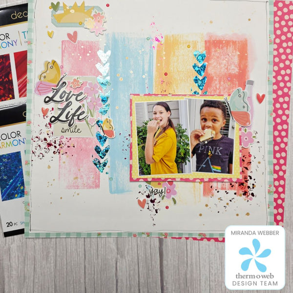 Eating Smores Into the Summer Scrapbook Page