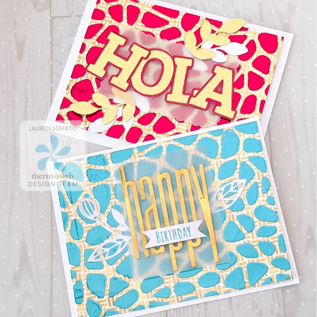 Double Foiling with Foil Mates and Transfer Gel Duo