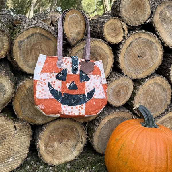 Sew a Pumpkin Carry All with Sew A Story Boho Batiks