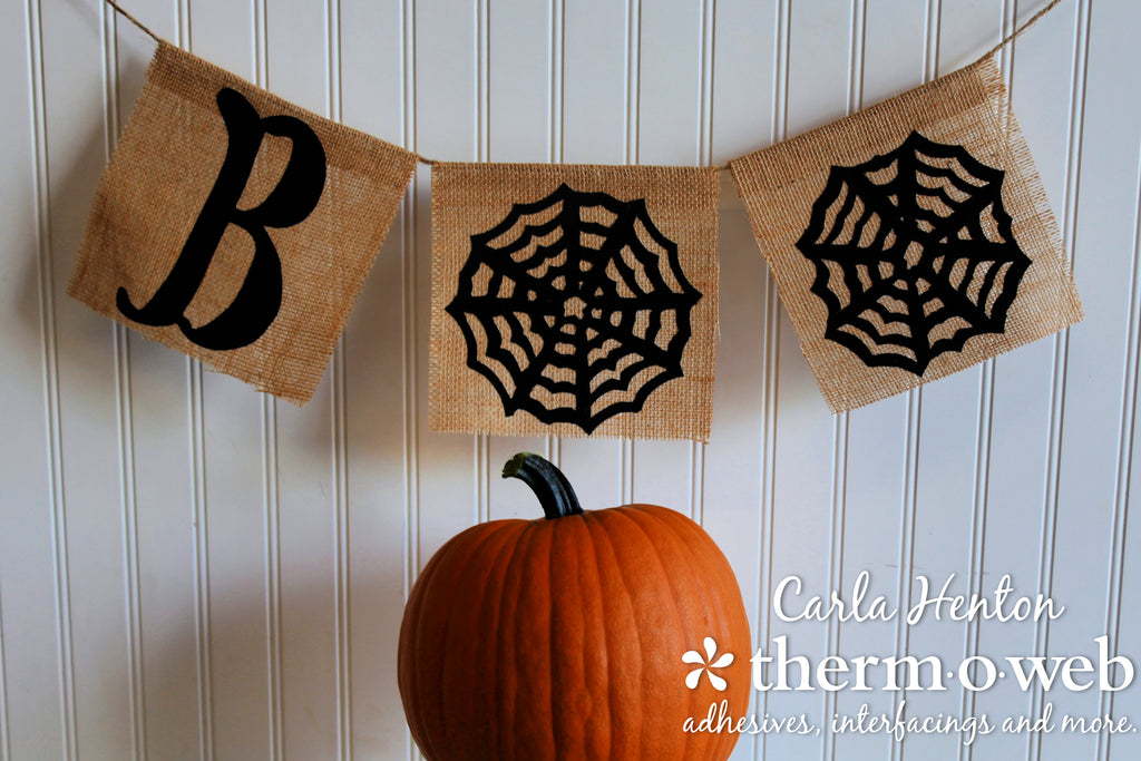 No-Sew Halloween Boo Banner with HeatnBond® Ultrahold