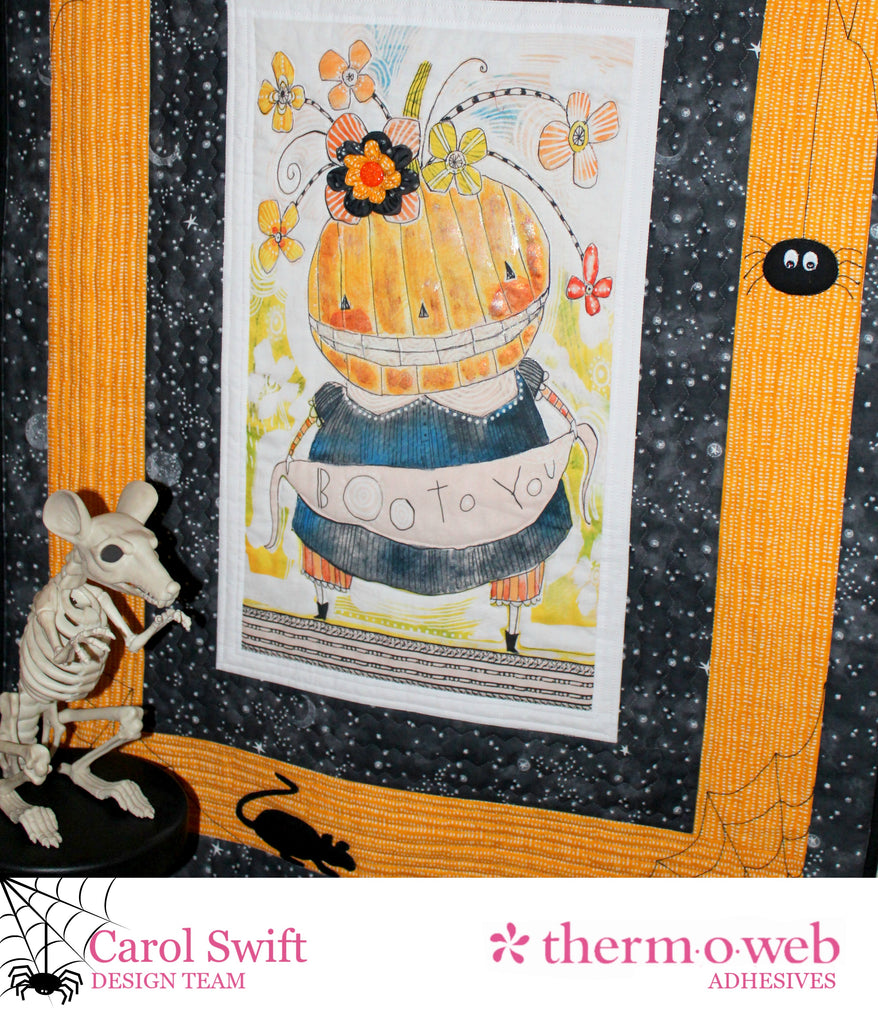 Boo To You With Blend Fabrics And Deco Foil