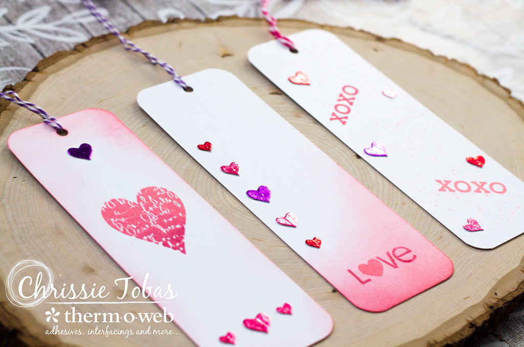 Quick and Easy Valentine Bookmarks!