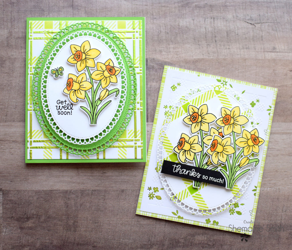 Thanks and Get Well Cards featuring Newton's Nook and Deco Foil