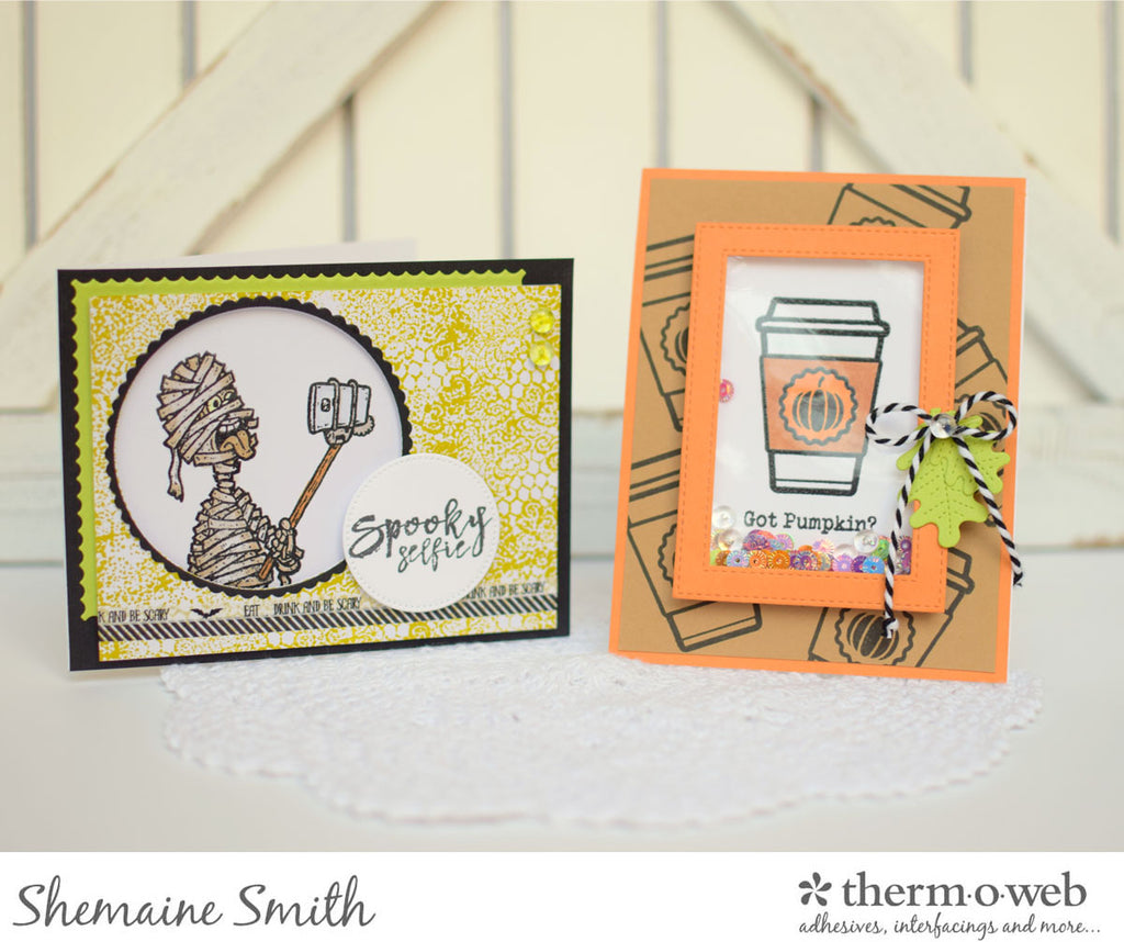 Fun Fall Stamped Cards with Brutus Monroe