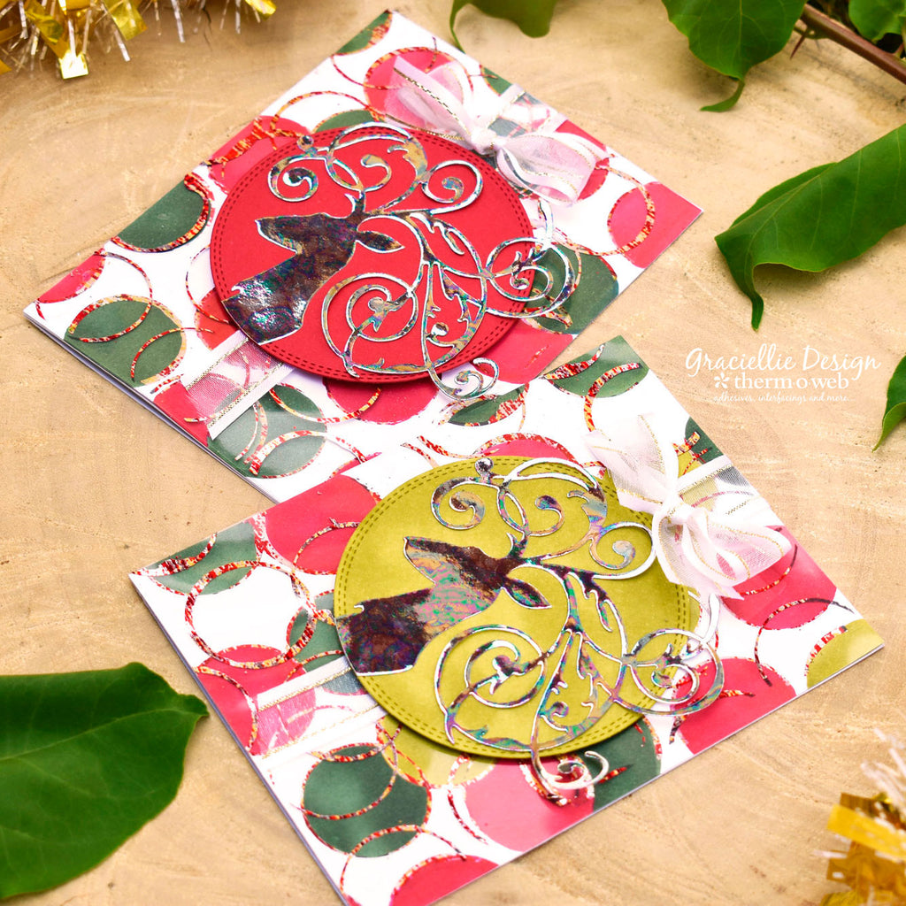 Coloring and Layering Brutus Monroe Designer Toner Sheets for Christmas Cards