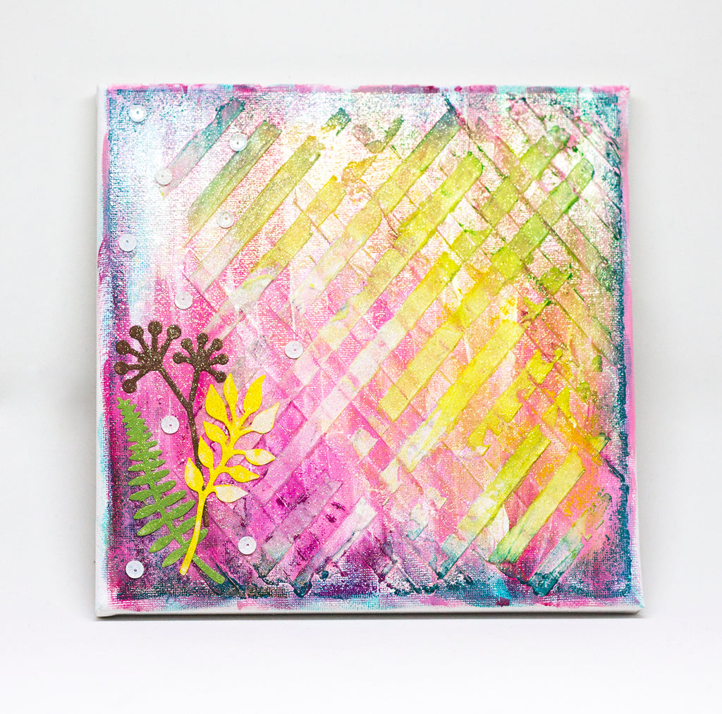 Create a Multi-Dimensional Canvas with New iCraft Mixed Media Sheets!