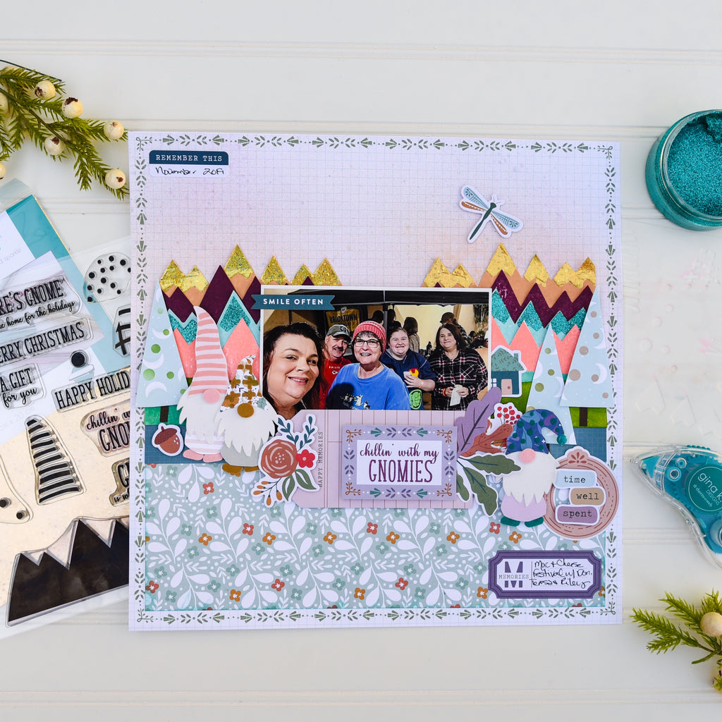 Chillin With My Gnomies Layout Featuring 