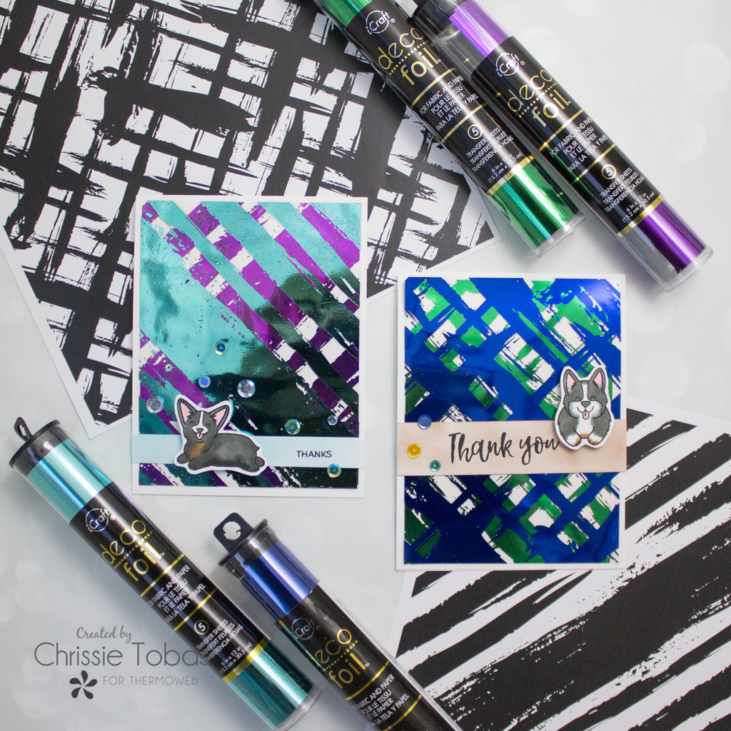 Mad About Plaid Thank You Cards with Deco Foil and Brutus Monroe