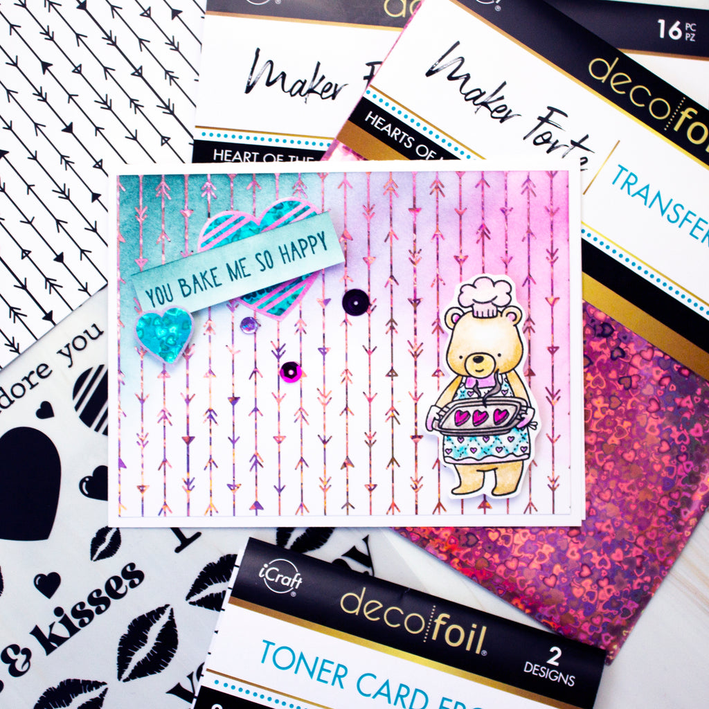 You Bake Me So Happy! Card with Deco Foil