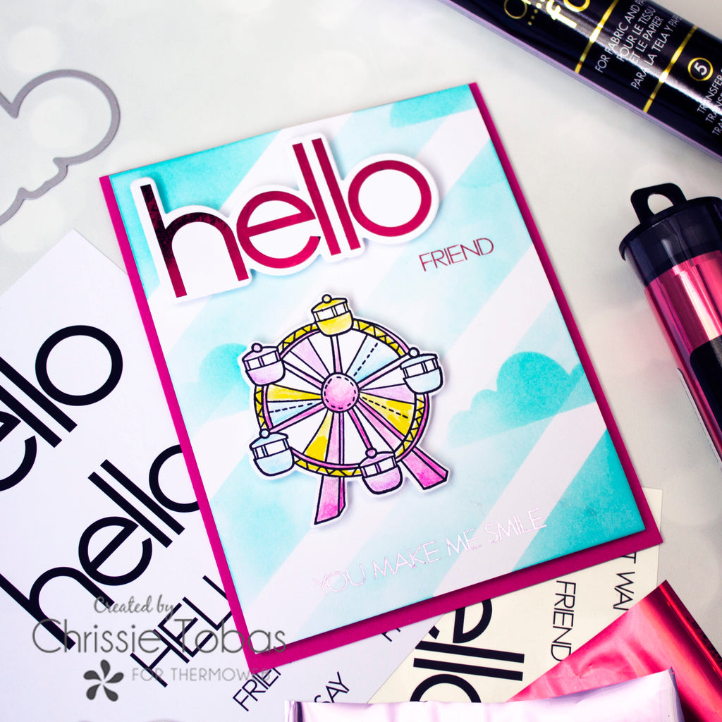 Carnival Week - Friendship Card with Deco Foil Video Tutorial