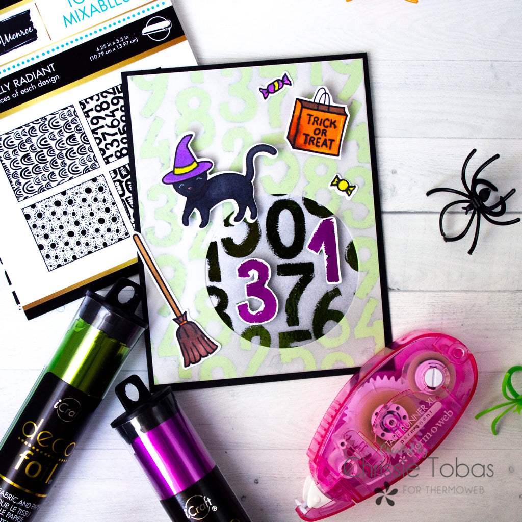 It's A Date Halloween Card with Brutus Monroe Toner Mixables