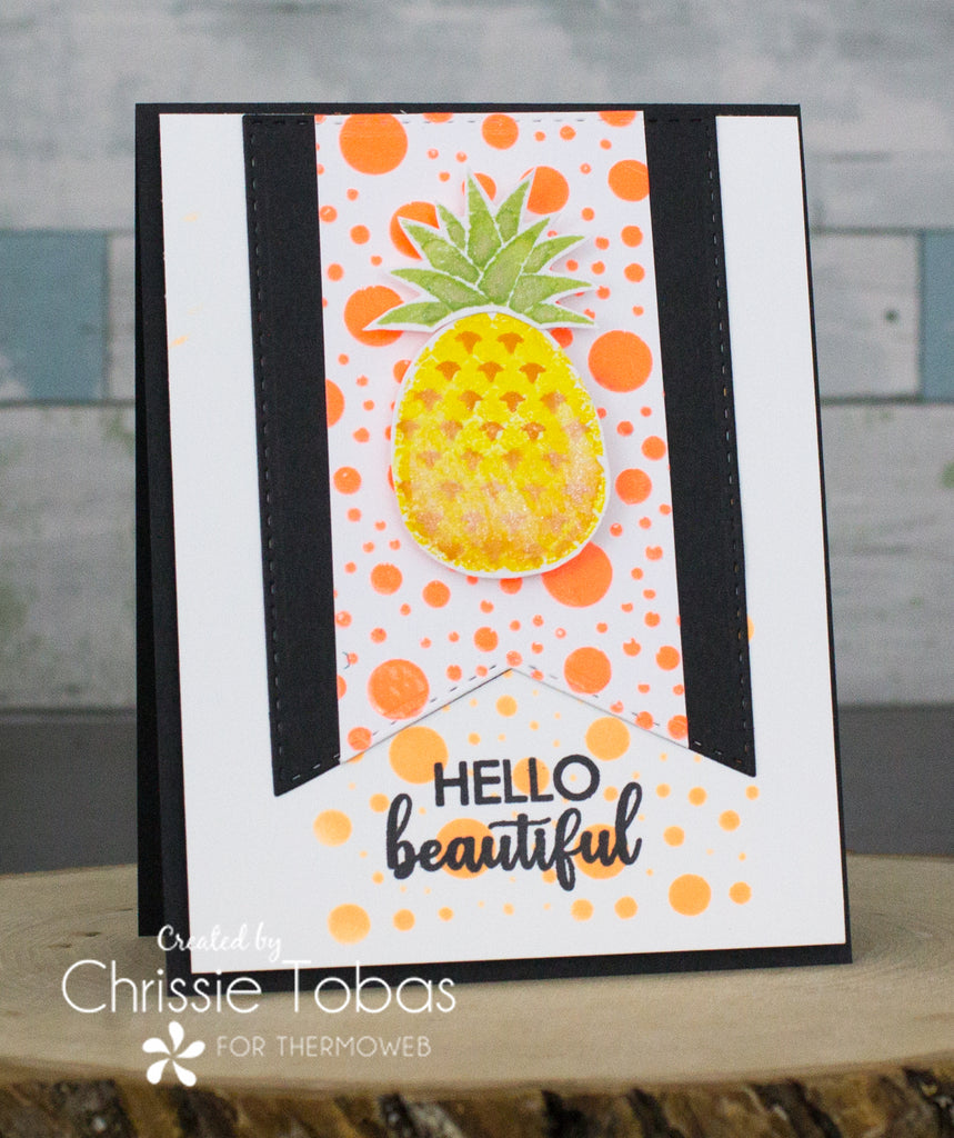 Hello Beautiful Card with Rina K  Electro-Pop