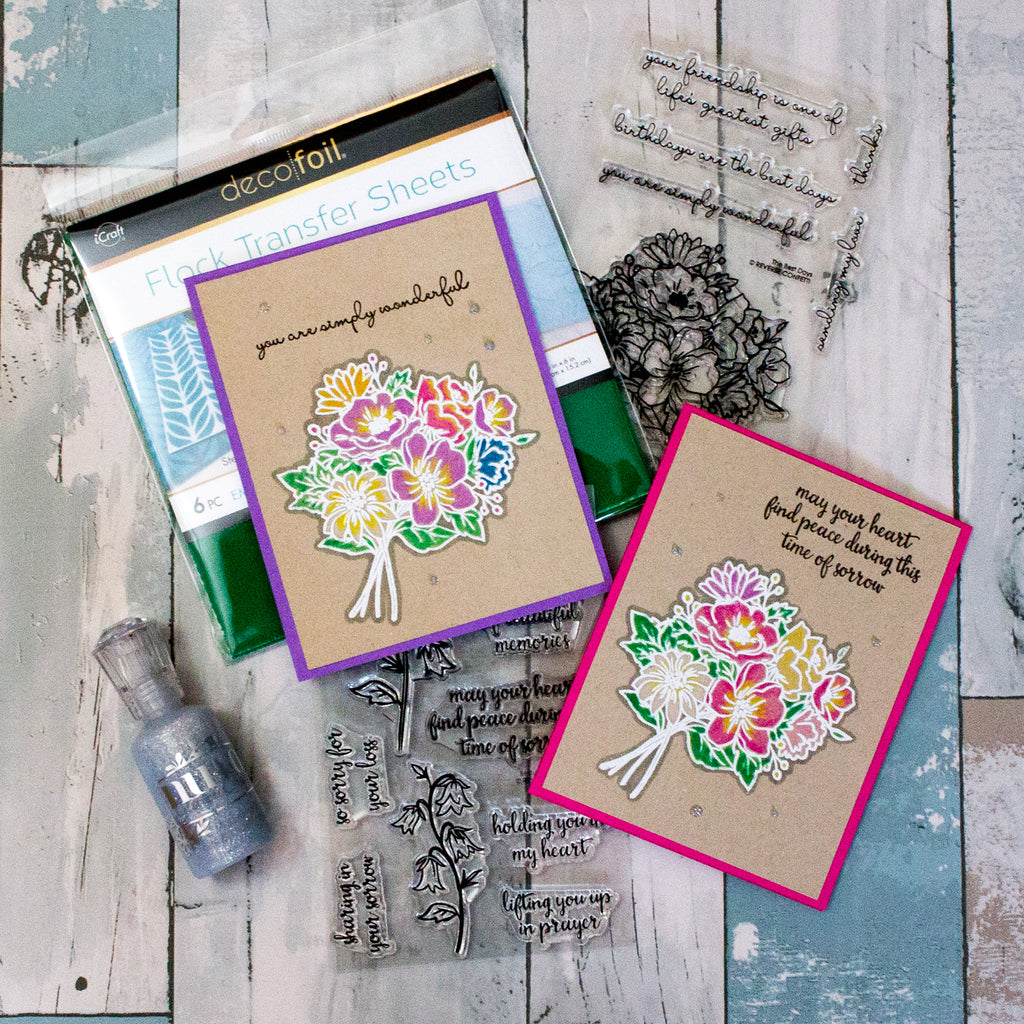 Reverse Confetti + Transfer Flock is Simply Wonderful!