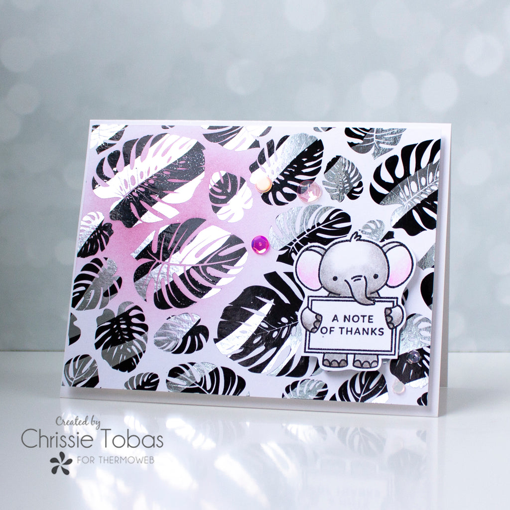 A Note of Thanks with DecoFoil Color Harmony!