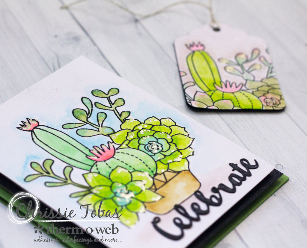 Shimmering Accents with Therm O Web and Waffle Flower Crafts