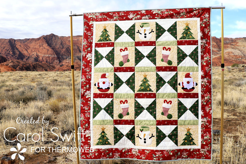 Christmas Joy Sew Along Hourglass Quilt Project