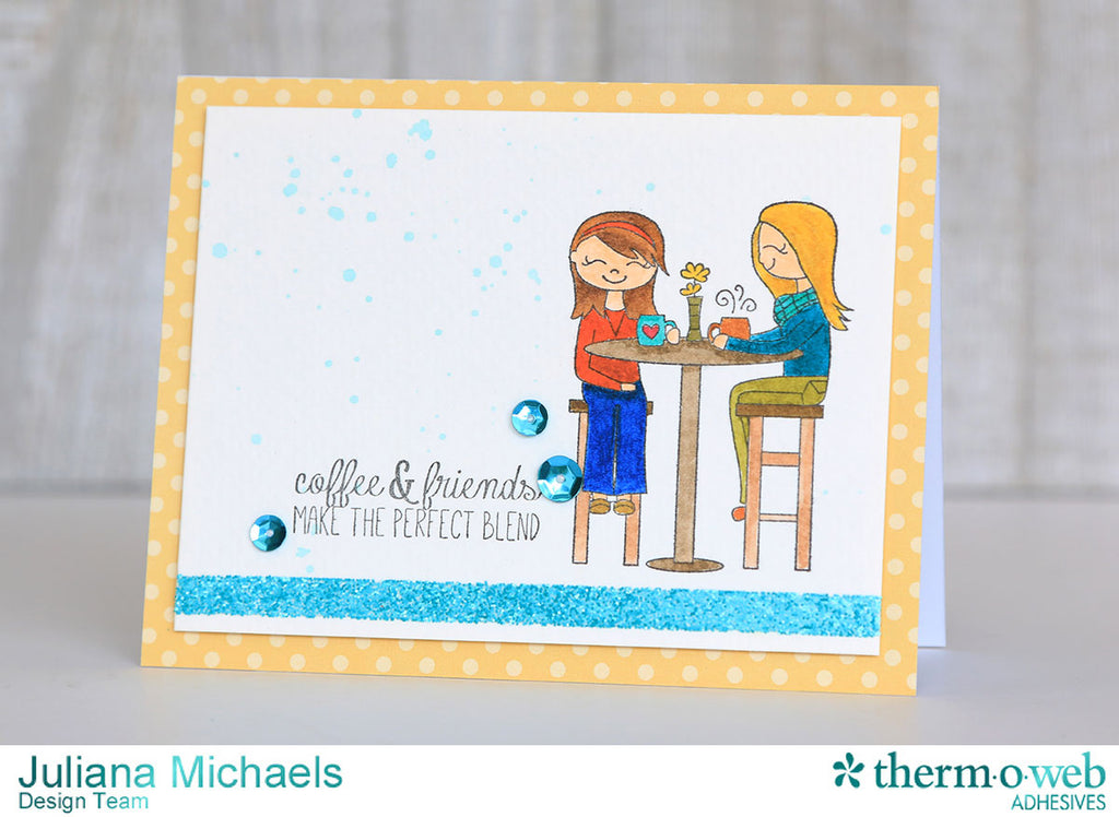 Coffee Cards with DecoFoil and SuperTape