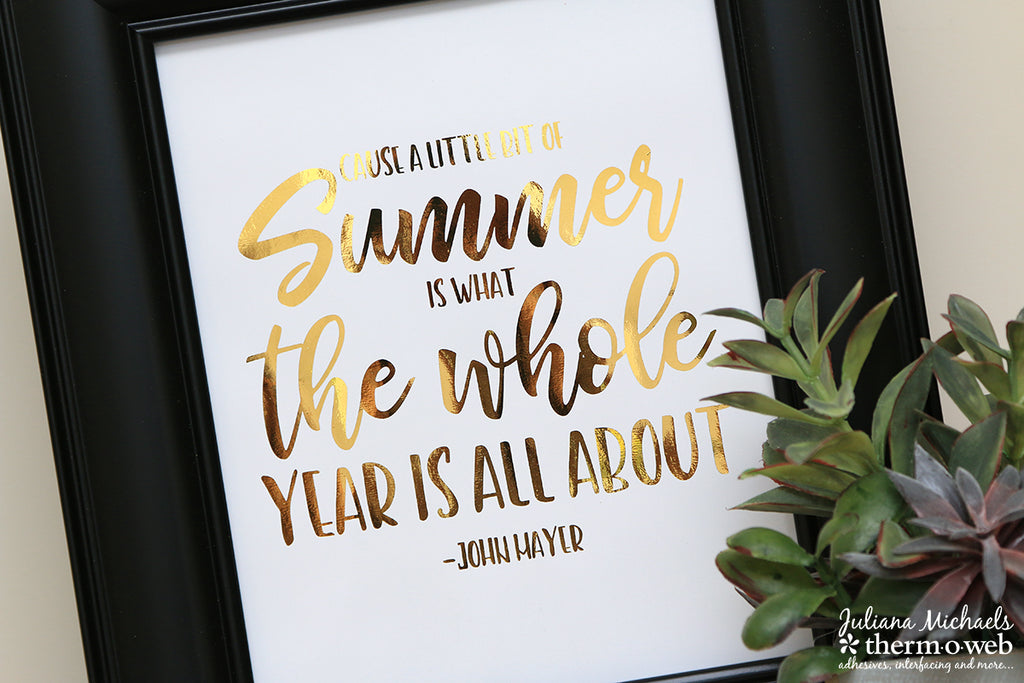 DIY Deco Foil Free Summer Printable